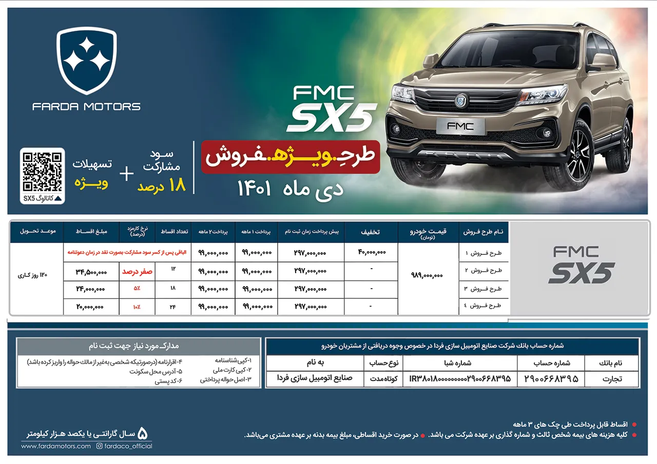 AutomobileFa FMC SX5 Sale Plan 14010930
